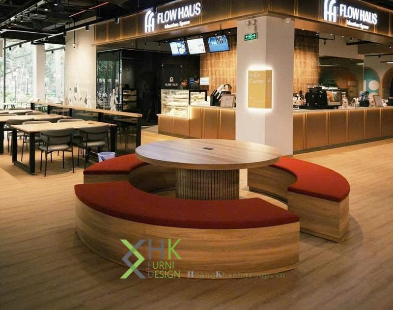 Cách bố trí bàn ăn hình tròn trong nhà hàng